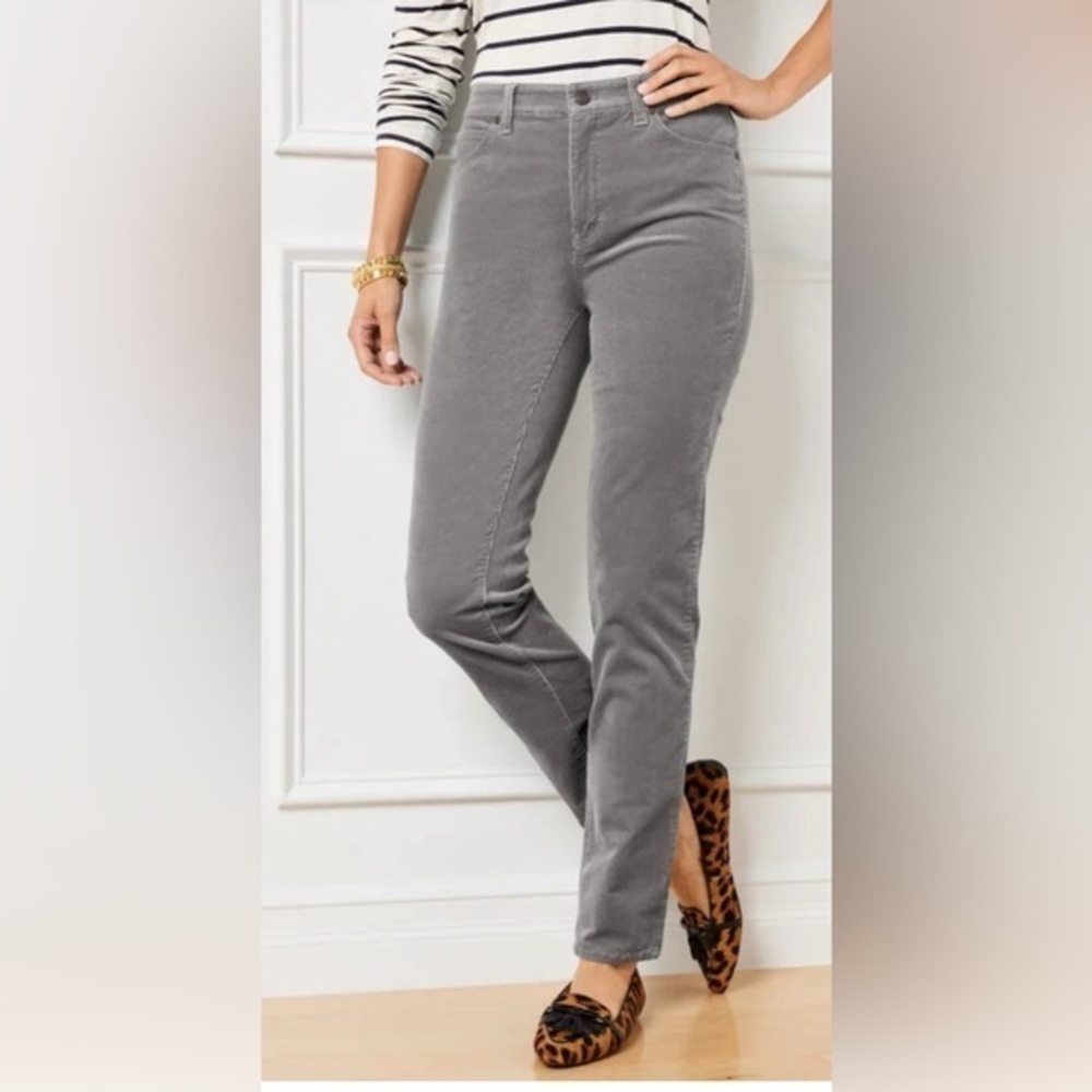 Talbots simply flattering straight corduroy pants 8P